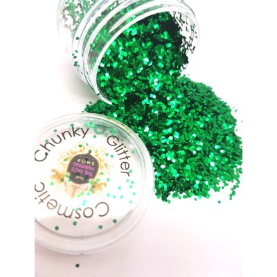 Chunky Glitter Emerald Green